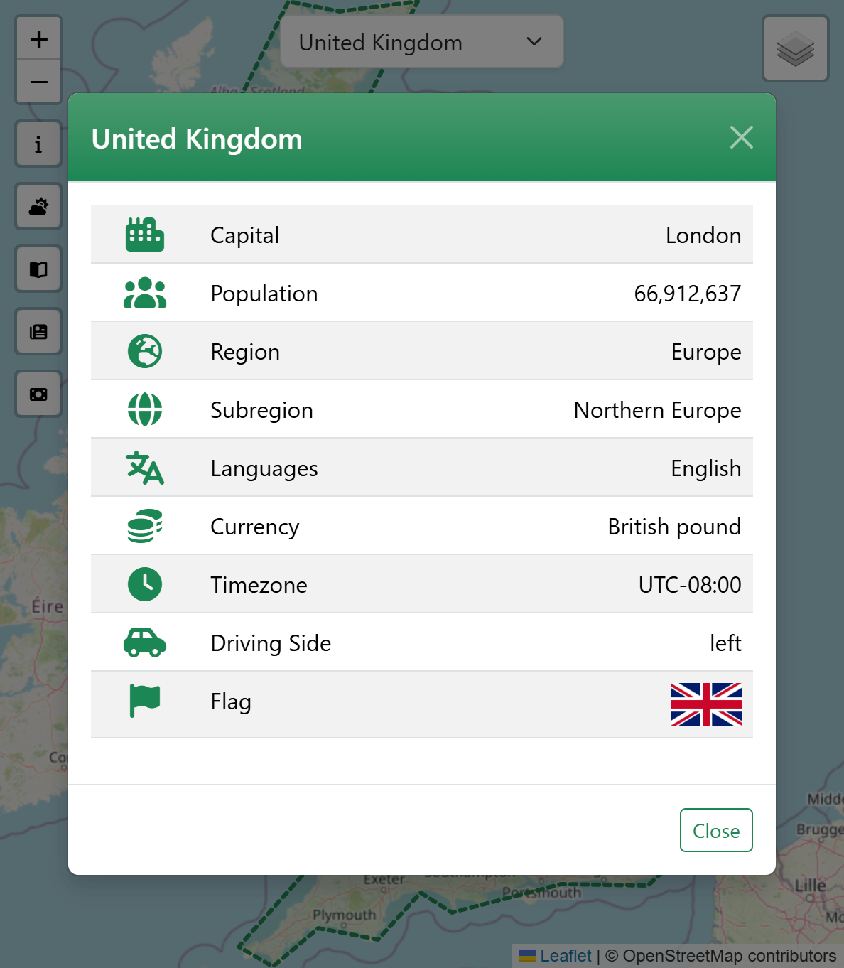 Gazetteer: currency converter